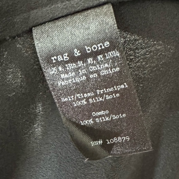 RAG & BONE Samantha Adjustable Tie Silk Dress size M - Picture 12 of 13